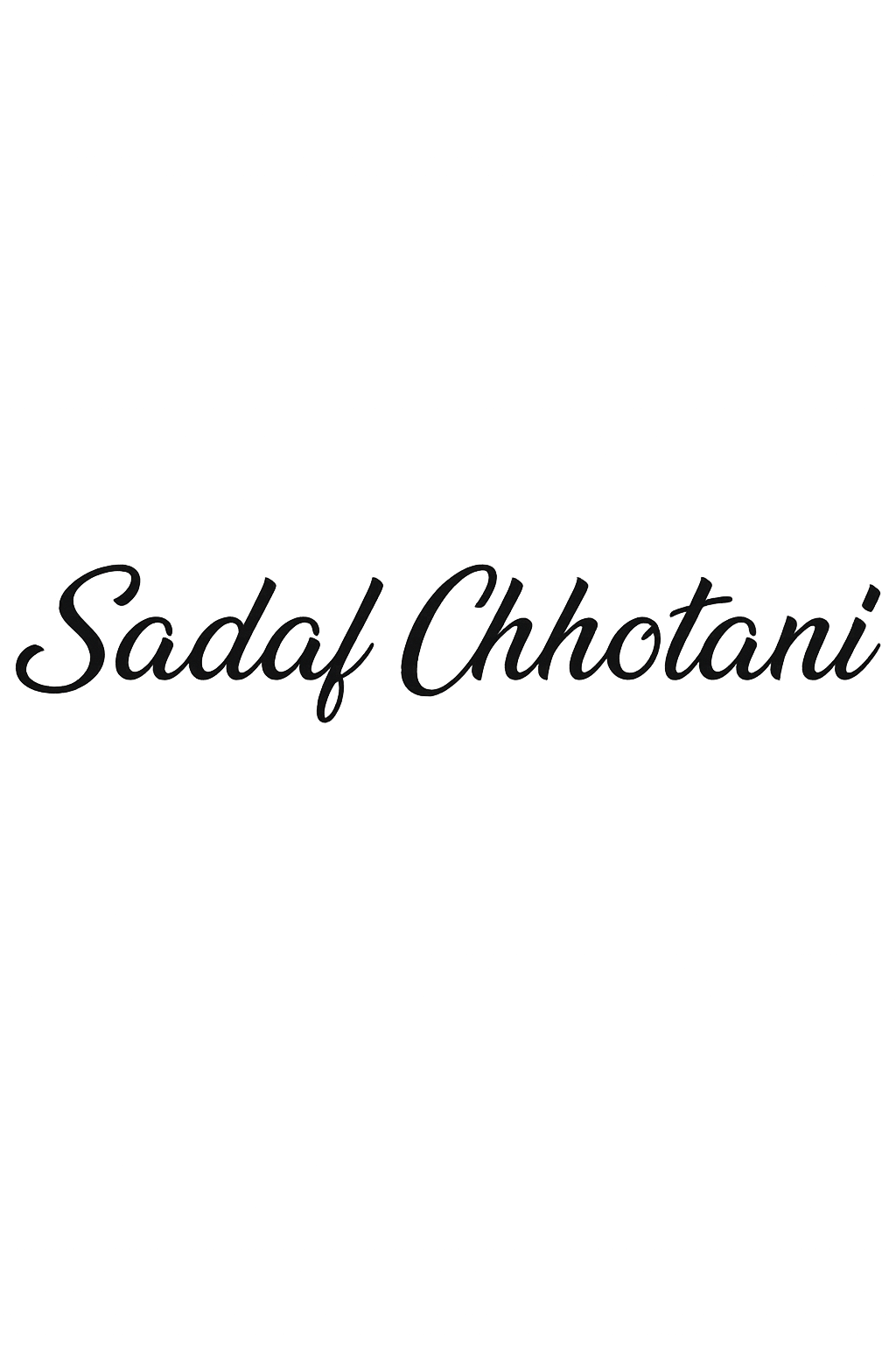 Sadaf Chhotani